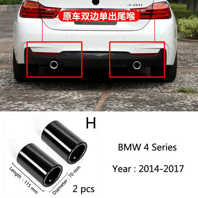 Embout d'Échappement BMW F20 F30 F32 X1 Acier Inoxydable