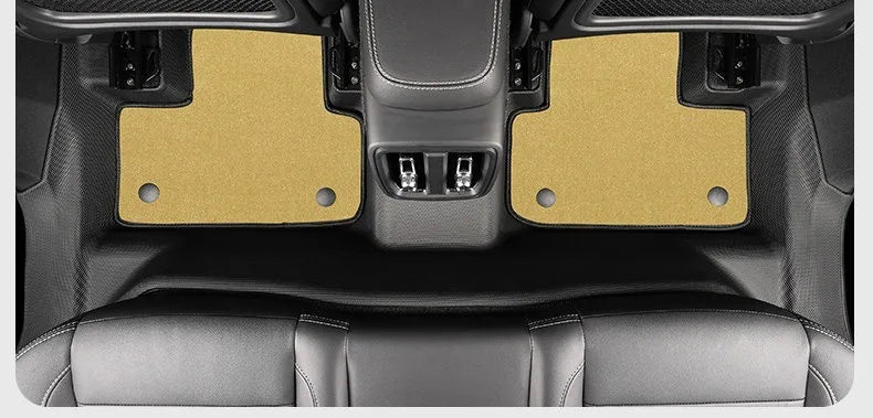 Tapis de Sol TPE Volvo XC60 2009-2026 T8 PHEV Conduite à Gauche Simple ou Double Couche Protection des Seuils