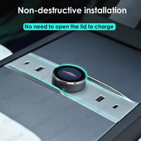 Bouton de Changement de Vitesse LCD Tesla Model 3 Highland — vue arrière