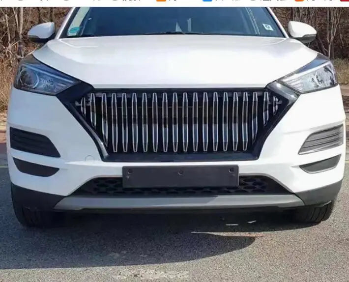 Calandre Hyundai Tucson 2019-2022 Style GT Racing Noir Brillant Barres Verticales