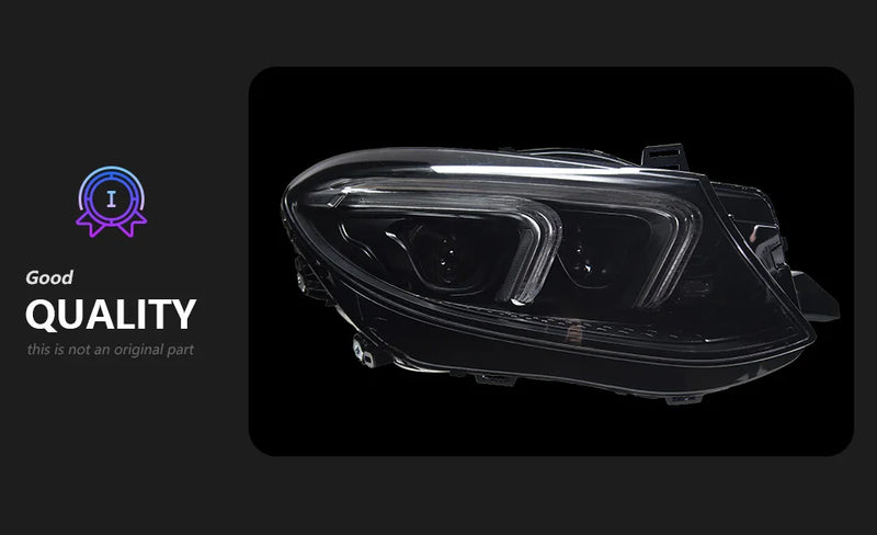 Phares LED Mercedes GLE W166 2015-2019 Paire Avant Signature Lumineuse