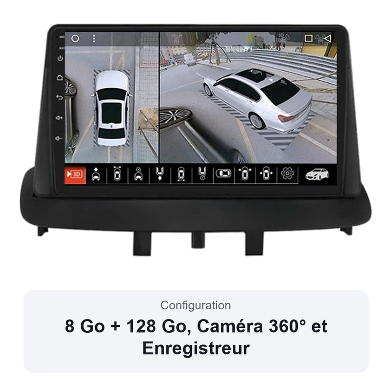 Autoradio CarPlay Renault Mégane 3 2008-2014 Écran QLED