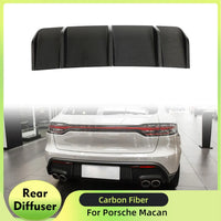 Lèvre de Diffuseur Arrière Carbone Porsche Macan 2022-2023 Base T S GTS