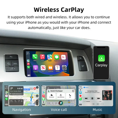 Autoradio Audi A6 Q7 CarPlay Android Auto