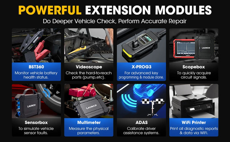 Valise Diagnostic LAUNCH X431 PROS Elite OBD2 Codage ECU
