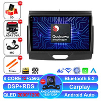 Autoradio Android 15 Ford Everest et Ranger 2015-2018 CarPlay Sans Fil GPS 4G