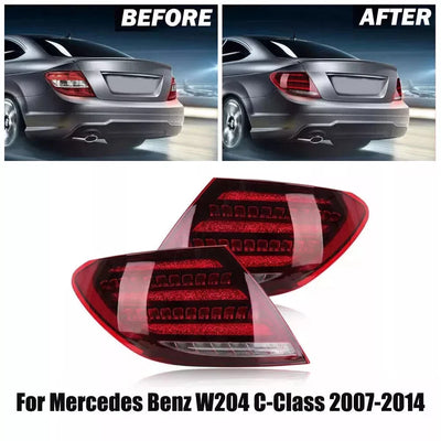 Feux Arrière LED Mercedes Classe C W204 2007-2012 Look AMG
