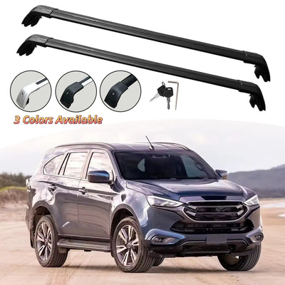 Barres de Toit Aluminium Verrouillables Isuzu MU-X 2021