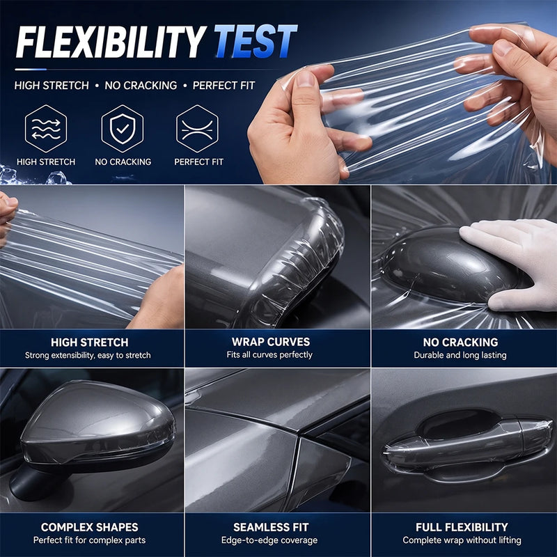 Film de Protection Carrosserie PPF TPH Transparent en Rouleau 7,5 mil