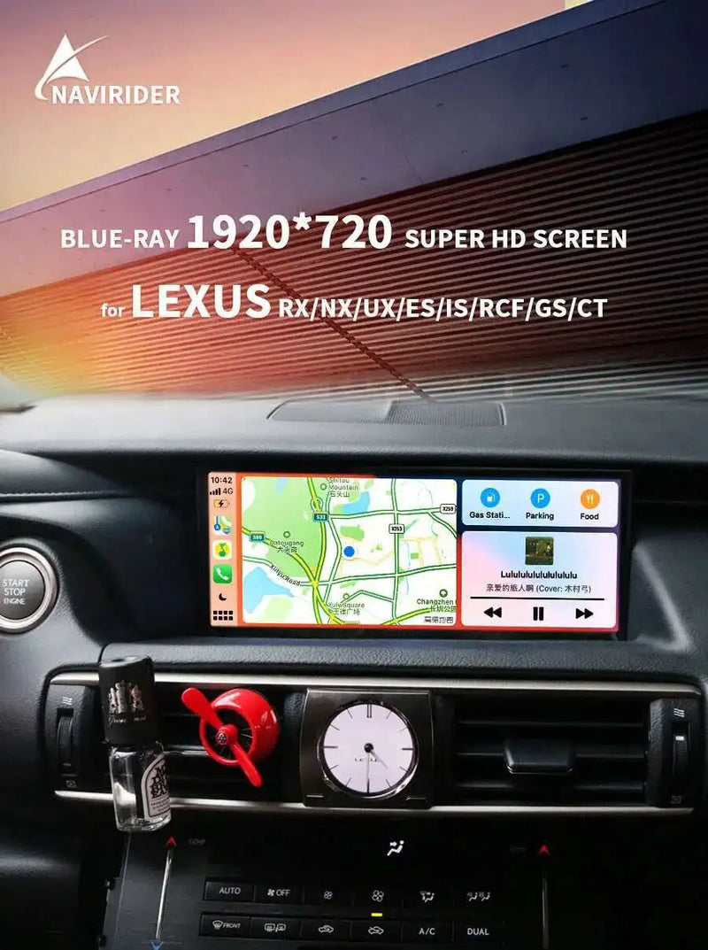 Autoradio Android 14 Lexus IS RC 200 250 300 350 200t 300h 2013-2019 Écran 10,25 Pouces CarPlay