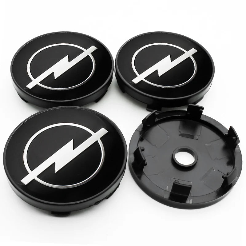 Cache-Moyeux Opel Astra Corsa Mokka Insignia 56mm 60mm — vue en situation