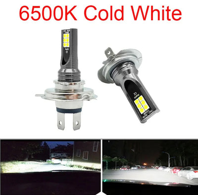 Ampoules LED BMW H4 H7 H11 12000LM 6000K Antibrouillard