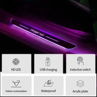 Seuil de Porte LED Kia Stinger GT Lumineux Rechargeable USB