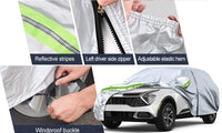Housse de Protection Voiture Porsche 911 991 992 996 997 1998-2025 Toutes Saisons Argentée