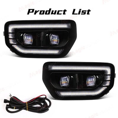 Feux Antibrouillard LED Ford Ranger T9 Tremor (2023-2024) DRL