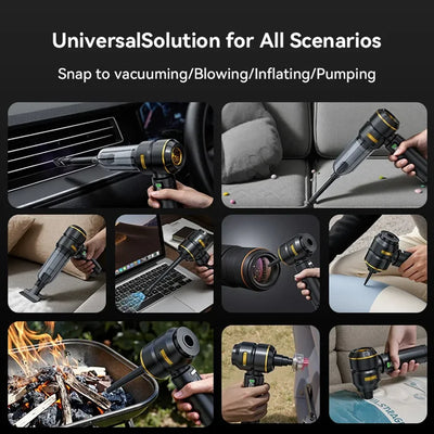 Aspirateur de Voiture Sans Fil 98000PA Souffleur