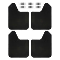 Garde-Boue Universels Voiture SUV Pick-Up Noir 4 Pièces