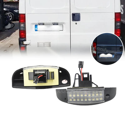 Éclairage de Plaque d'Immatriculation LED Fiat Ducato Citroën Jumpy