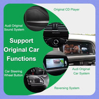 Autoradio Android Audi Q7 4L MMI 2G 3G — vue de profil
