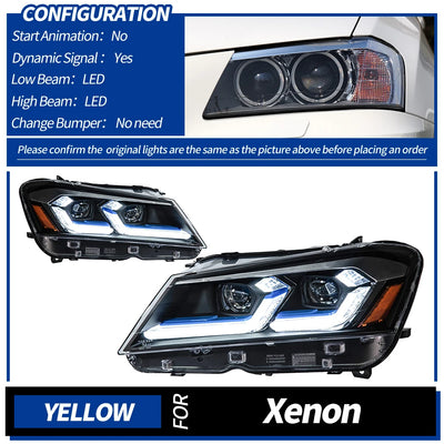 Phares LED BMW X3 F25 2010-2013
