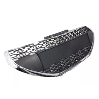 Calandre Peugeot 208 2012-2015 Grille Centrale de Pare-Chocs Avant avec Cadre Chromé, OEM 9808676477
