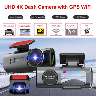 Dashcam E-ACE B53P 4K GPS Wi-Fi Vision Nocturne