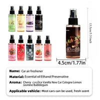 Désodorisant Voiture Spray 100 ml Parfum Habitacle 9 Senteurs