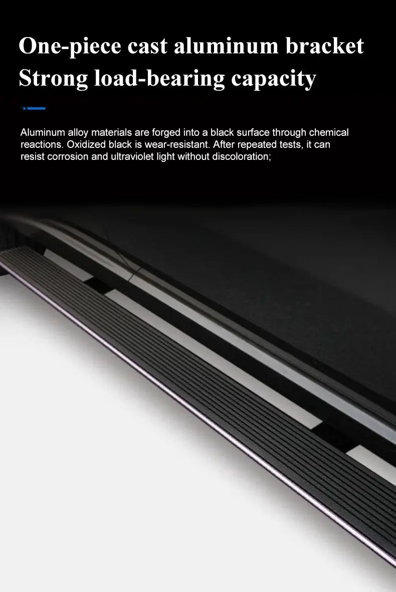 Marchepieds Électriques Rétractables VW Touareg 7P 2011-2018 Aluminium Éclairage LED