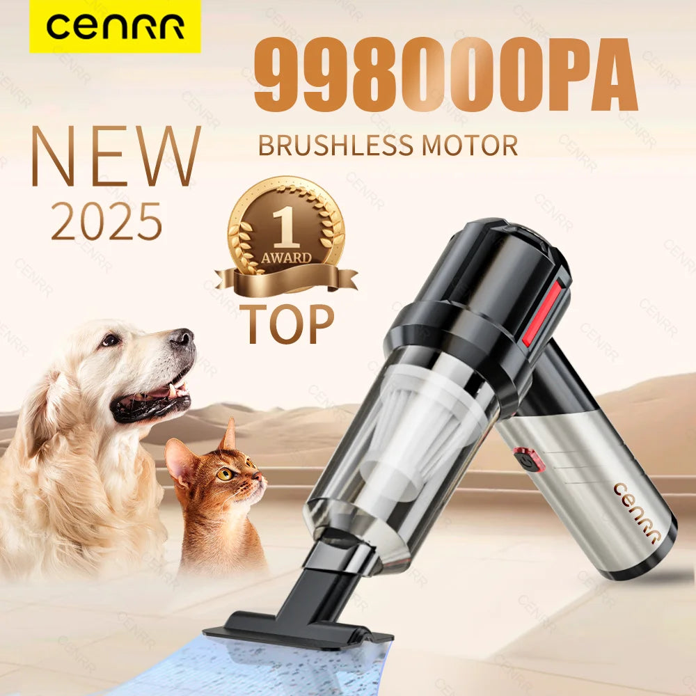 Aspirateur de Voiture CENRR Sans Fil Moteur Sans Balais