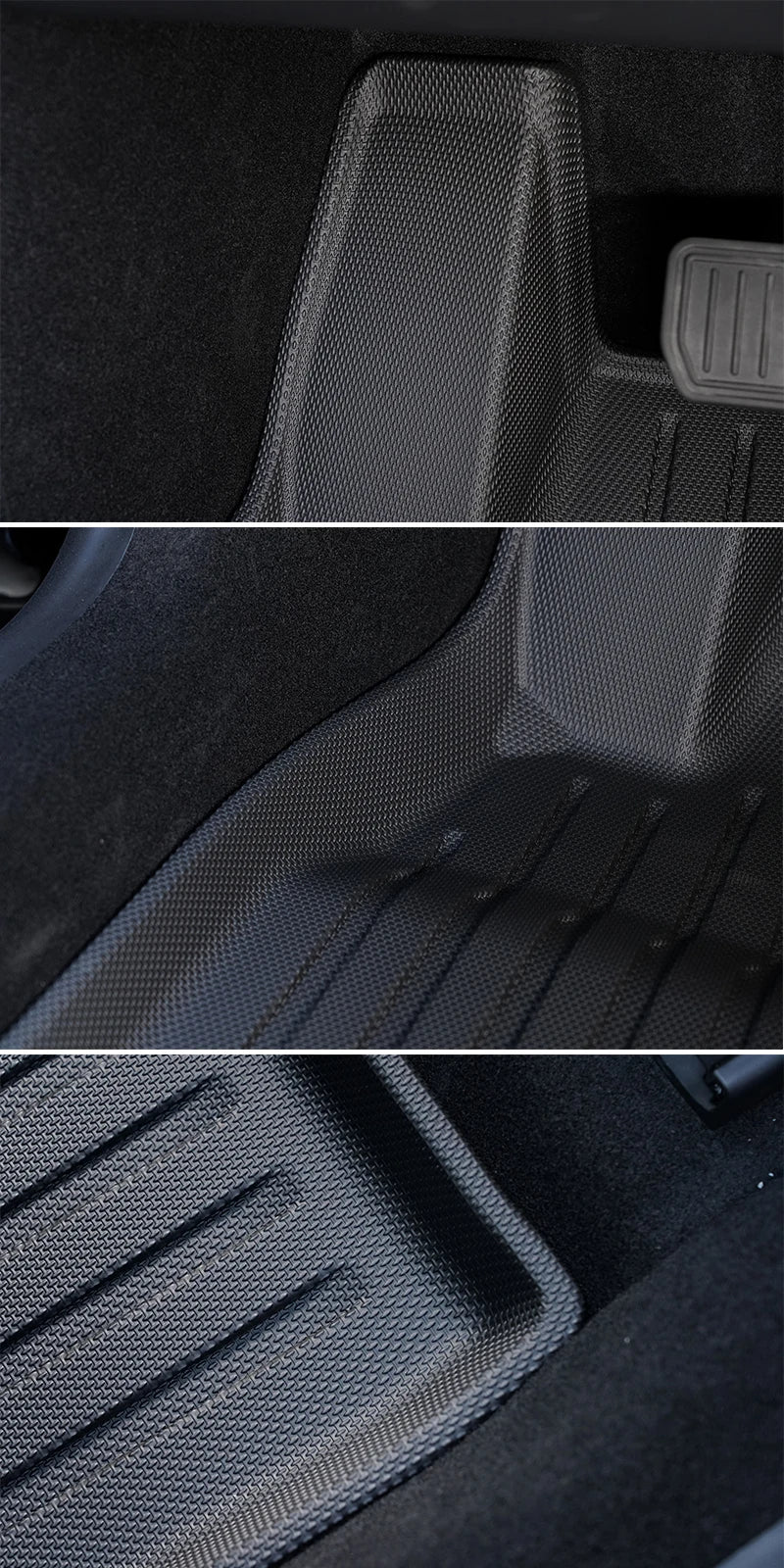 Tapis de Sol et de Malle Tesla Model 3 Highland 2024-2026 TPE Étanches Antidérapants