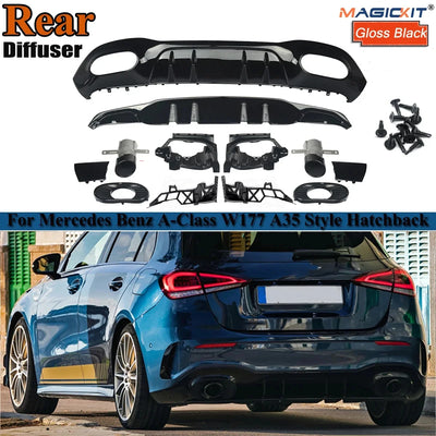 Diffuseur Arrière A35 AMG Mercedes Classe A W177 2018+
