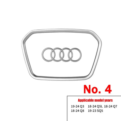 Logo Audi Autocollant 4 Anneaux Électroplaqué A3 A4 Q5