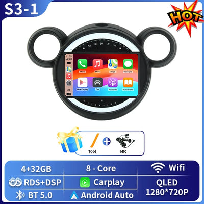 Autoradio Android CarPlay MINI Cooper R56 R60 2006-2015