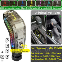 Pommeau de Levier de Vitesses LED Chevrolet Cruze Captiva Orlando — vue arrière