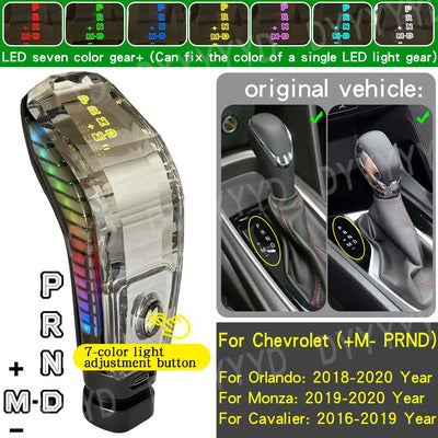 Pommeau de Levier de Vitesses LED Chevrolet Cruze Captiva Orlando