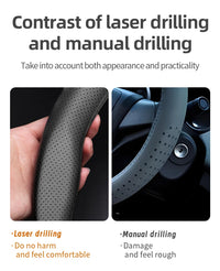 Housse de Volant en Cuir Respirant Ultra-Mince Dacia Sandero Stepway Duster Jogger Bigster Spring Logan