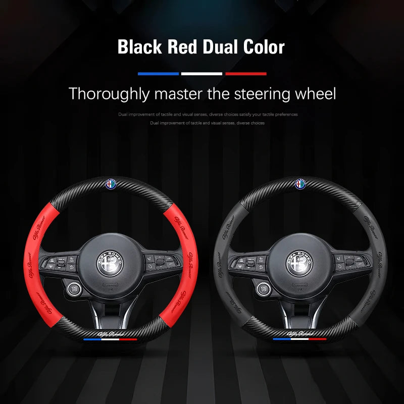Couvre Volant Alfa Romeo Giulia Stelvio Giulietta Cuir