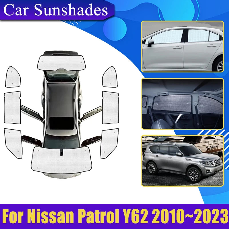 Pare-Soleil Nissan Patrol Y62 Infiniti QX56 QX80 2010-2023