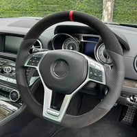 Couvre Volant à Coudre Mercedes Classe C W204 AMG Suédine 2012-2015