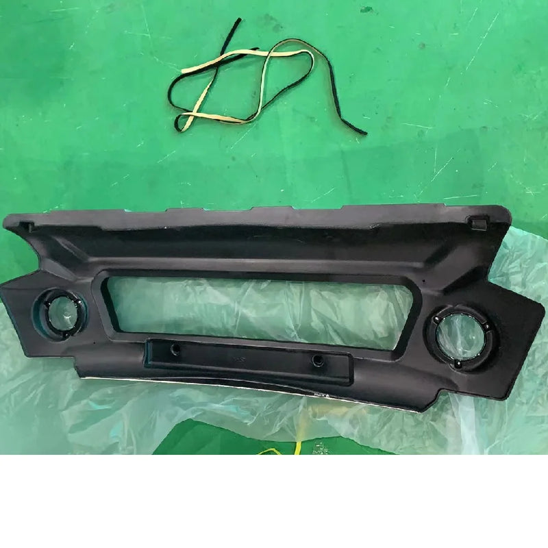 Protection Avant Mitsubishi Triton L200 2015 2016 2017 2018 Bouclier Noir et Gris Pick-up avec Cadres de Feux Ronds