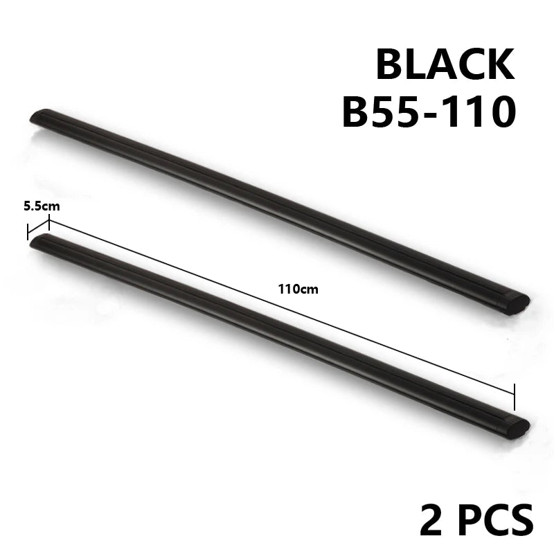 Barres de Toit Universelles MASITU Aluminium 100 à 140 cm
