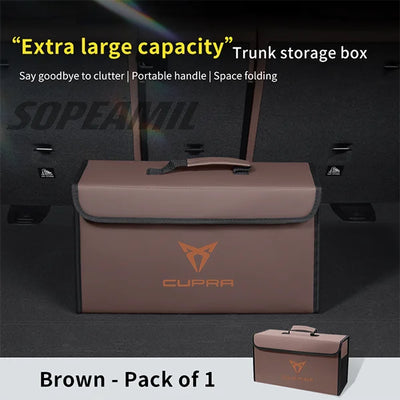 Rangement de Coffre Pliable pour Cupra