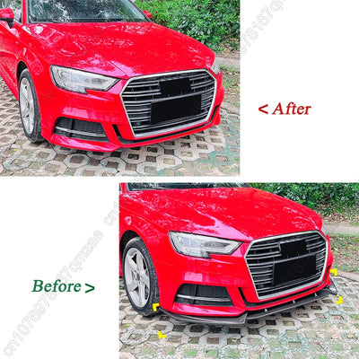 Lame Pare-Chocs Avant Becquet Audi A3 S3 8V 2017-2020
