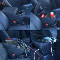 Accoudoir Central Citroën C3 C4 Charge Rapide Type-C ou 6 USB Rangement