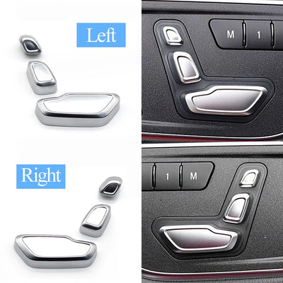 Cache-Boutons de Réglage de Siège Mercedes W204 W212 W166
