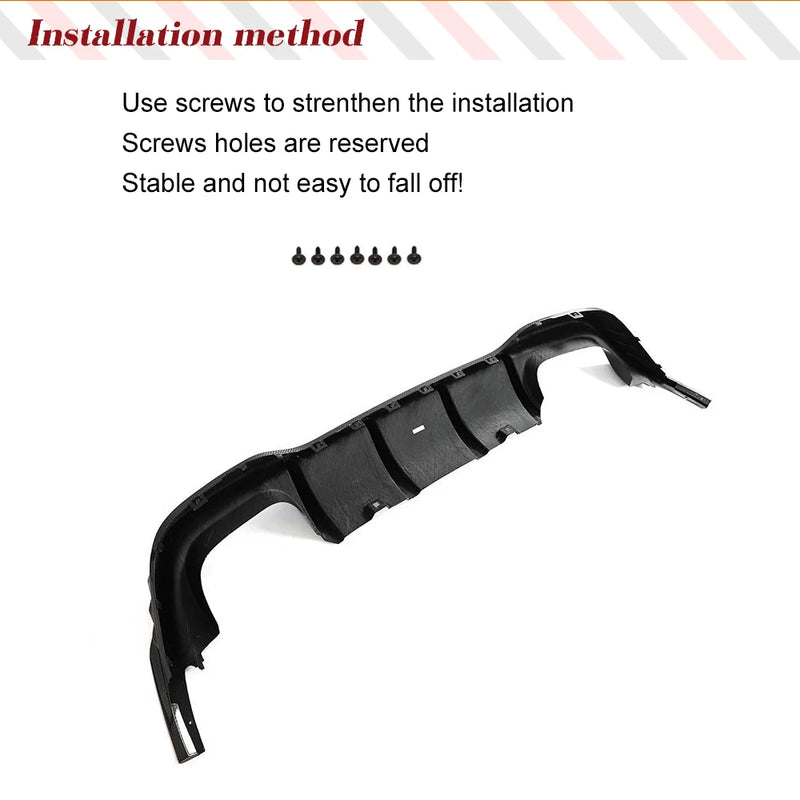 Diffuseur de Pare-Chocs Arrière en Carbone Volkswagen Golf 8 R MK8 2021-2023