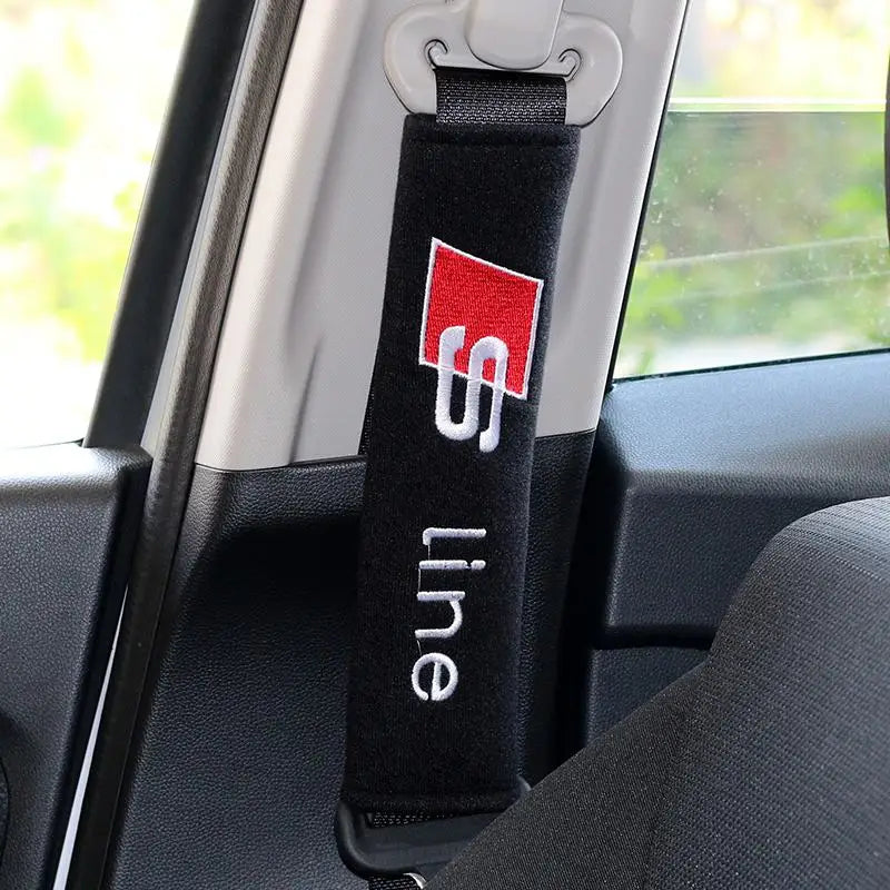 Couvre Ceinture Sécurité Audi A3 A4 A6 Q5 Q7 S-Line