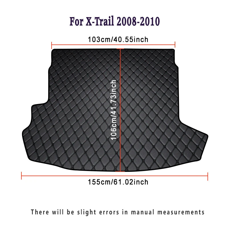 Tapis de Coffre Nissan X-Trail 5 Places 2008-2025