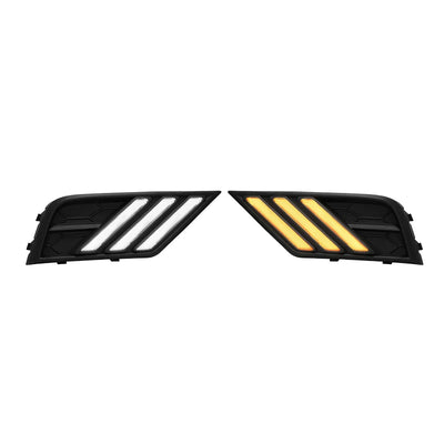 Antibrouillard LED DRL VW Tiguan 2017-2019 Blanc Jaune