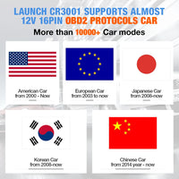 OBD2-Scanner LAUNCH Creader CR3001 Farbdisplay